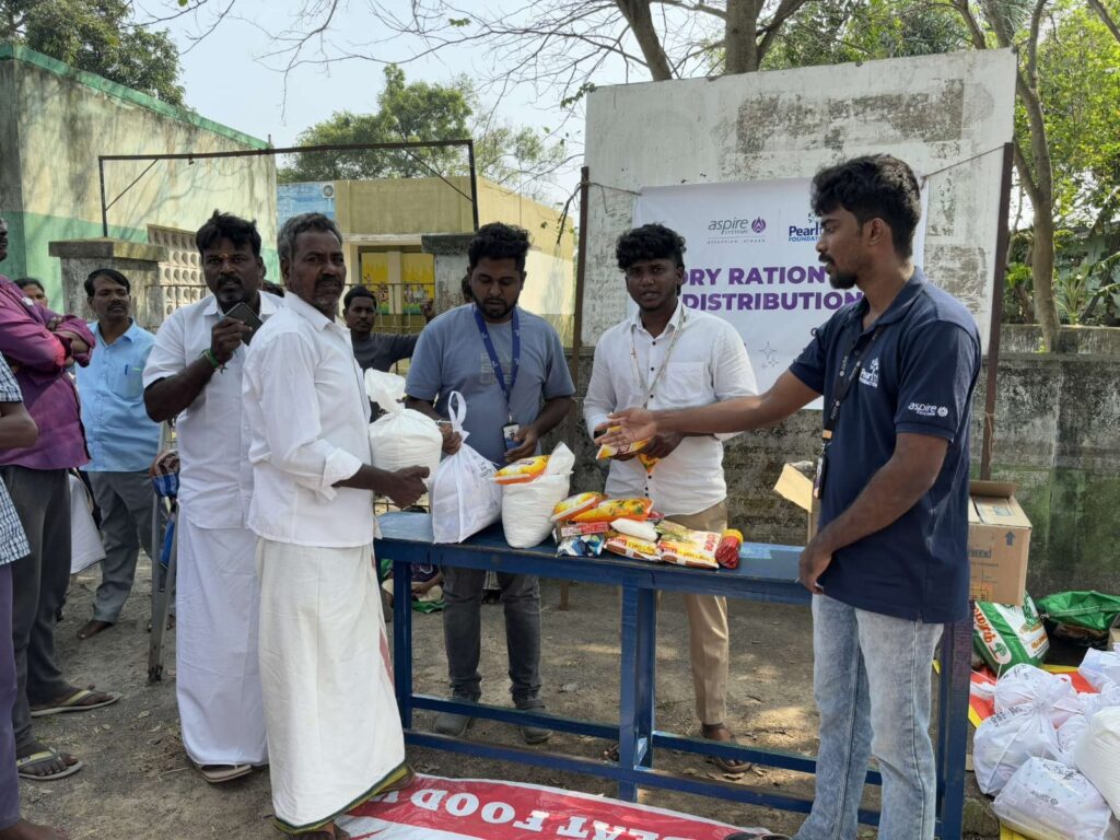 DISTRIBUTION OF FLOOD RELEIF MATERIAL TO THE DISABLED FAMILIIES