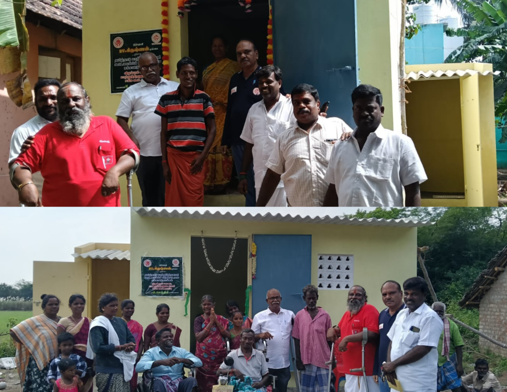 TNDFCT Constructs 5 New Houses for Disabled Families Affected by Fenjal Cyclone